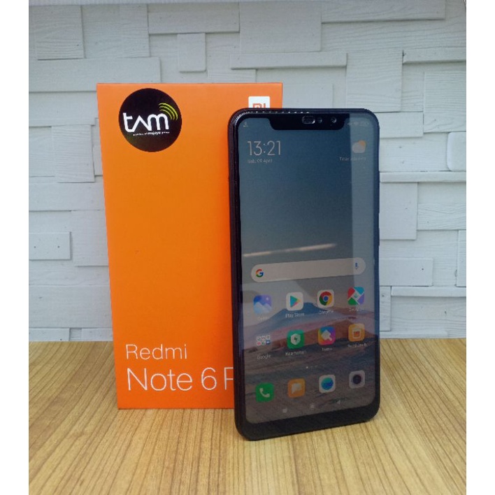 Xiaomi Redmi Note 6 Pro 3/32 GB Black Fullset Bekas Seken Second