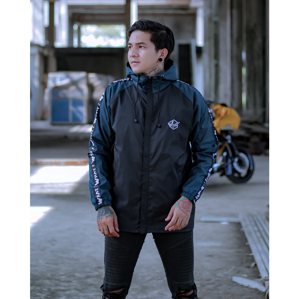 TERLARIS ! JAKET PARASUT PRIA KEREN MODEL REGLAN KOMBINASI WARNA ORIGINAL / JAKET PRIA PARASUT REGLAN KEREN