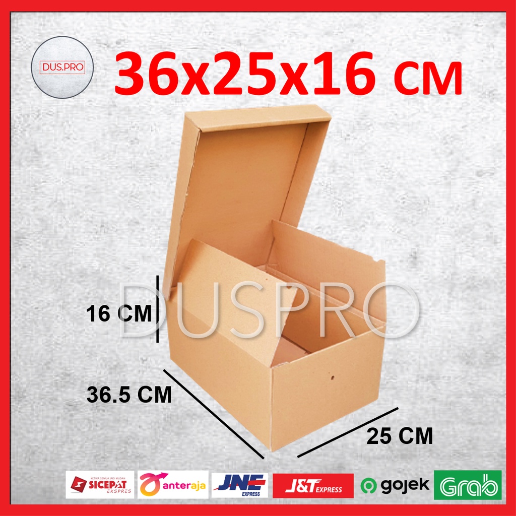 

(min 10 pcs) KARDUS BOX ARSIP DOUKUMEN 36X25X16 CM | TEBAL KOKOH BESAR KARTON ARSIP FILE KANTOR