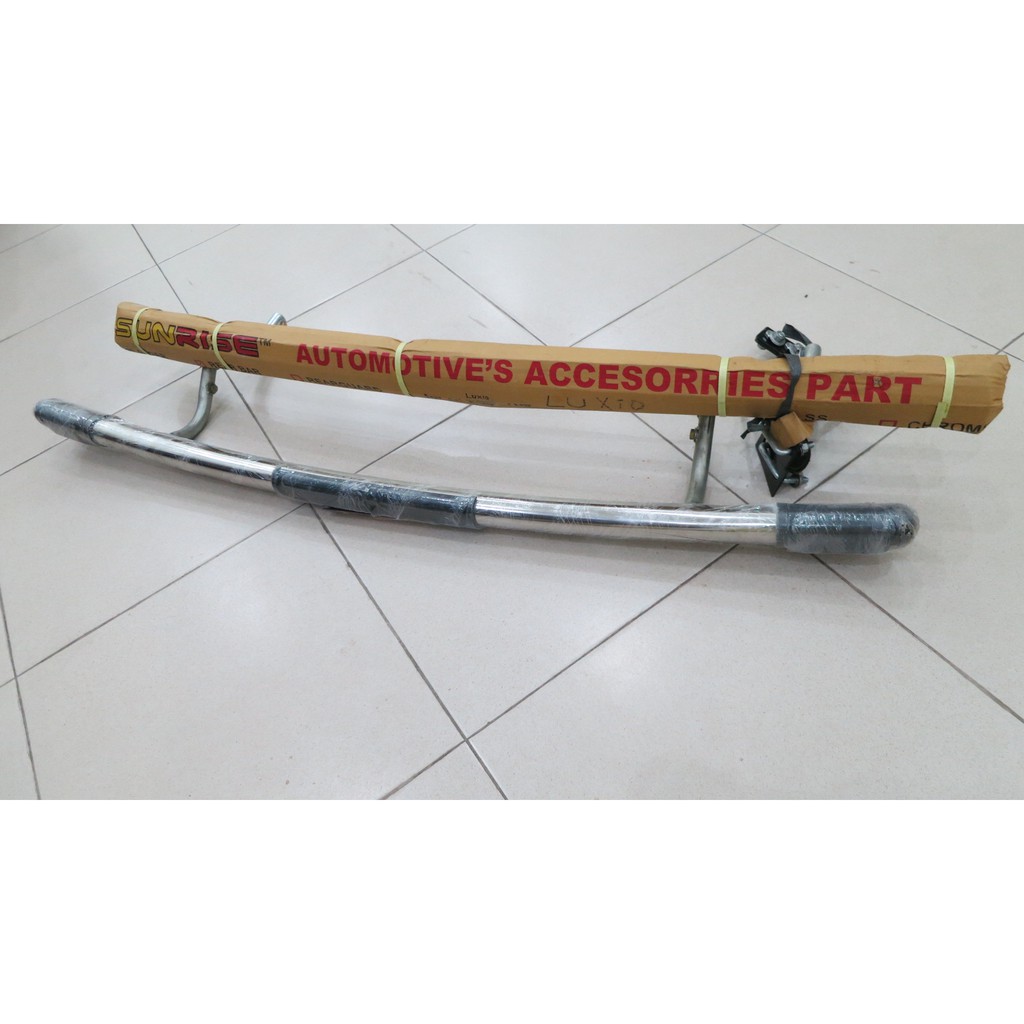 BUMPER BELAKANG KARIMUN WAGON R STAINLESS OVAL REFLEKTOR