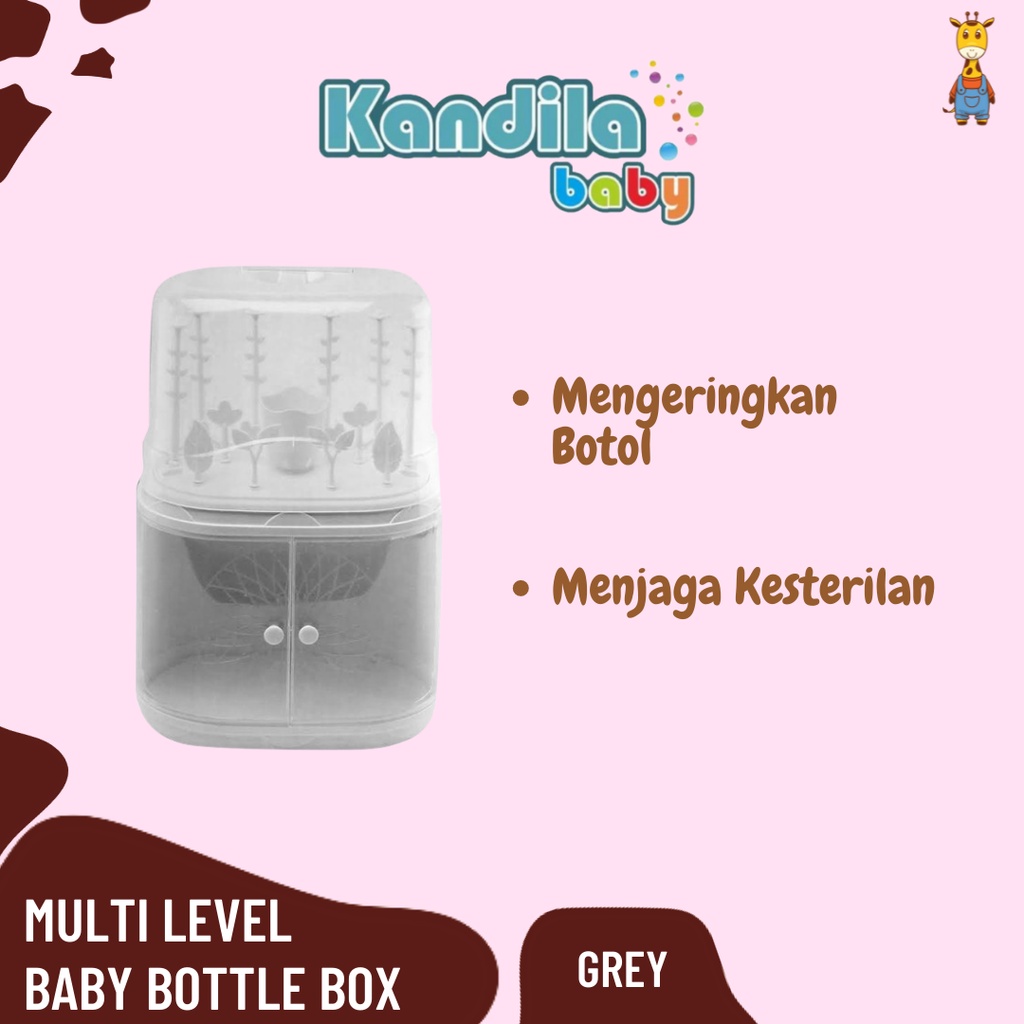 Kandila Multi Level Baby Bottle Box