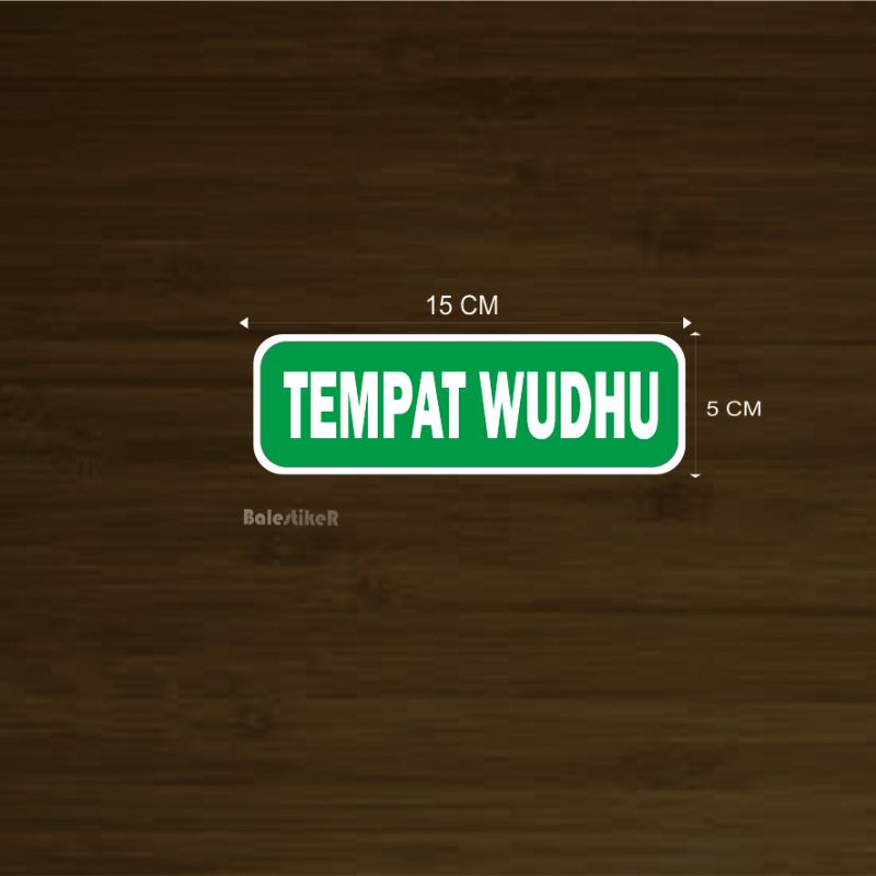 

Stiker Tempat Wudhu Termurah Anti Air