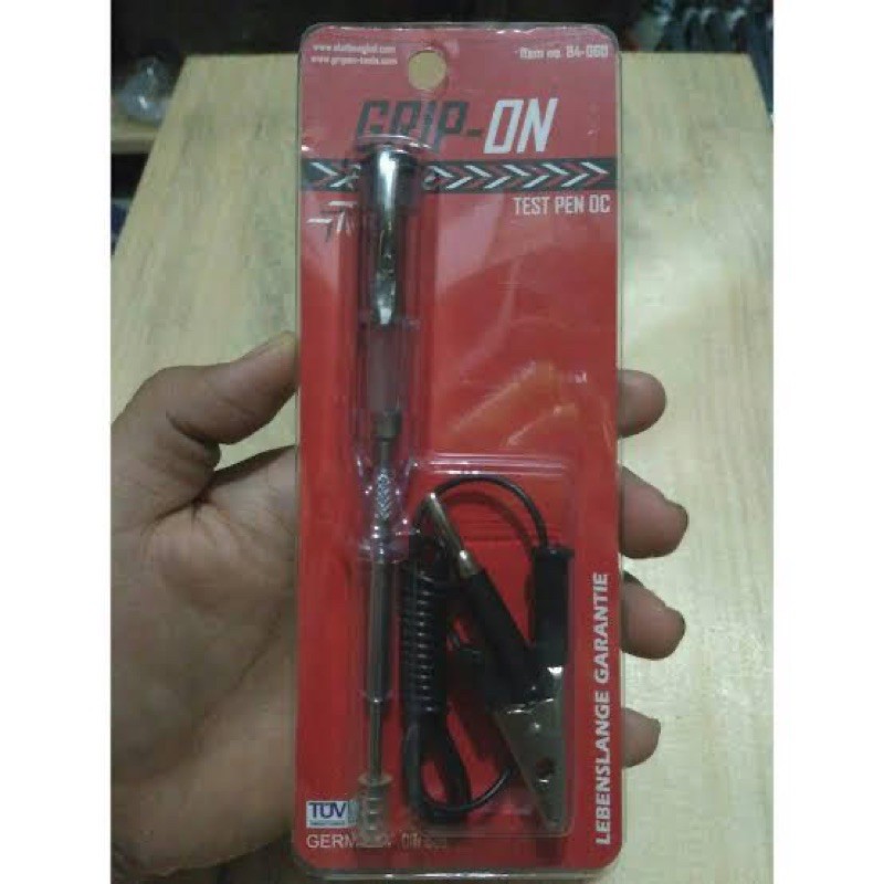 GRIP-ON OBENG TESPEN AKI DC VOLTAGE TESTER TESTPEN 84-060
