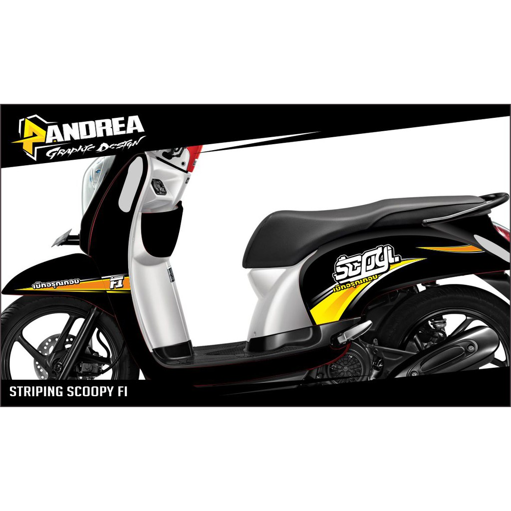 Striping Scoopy 2010 Hitam Putih - Wiring Diagram And 