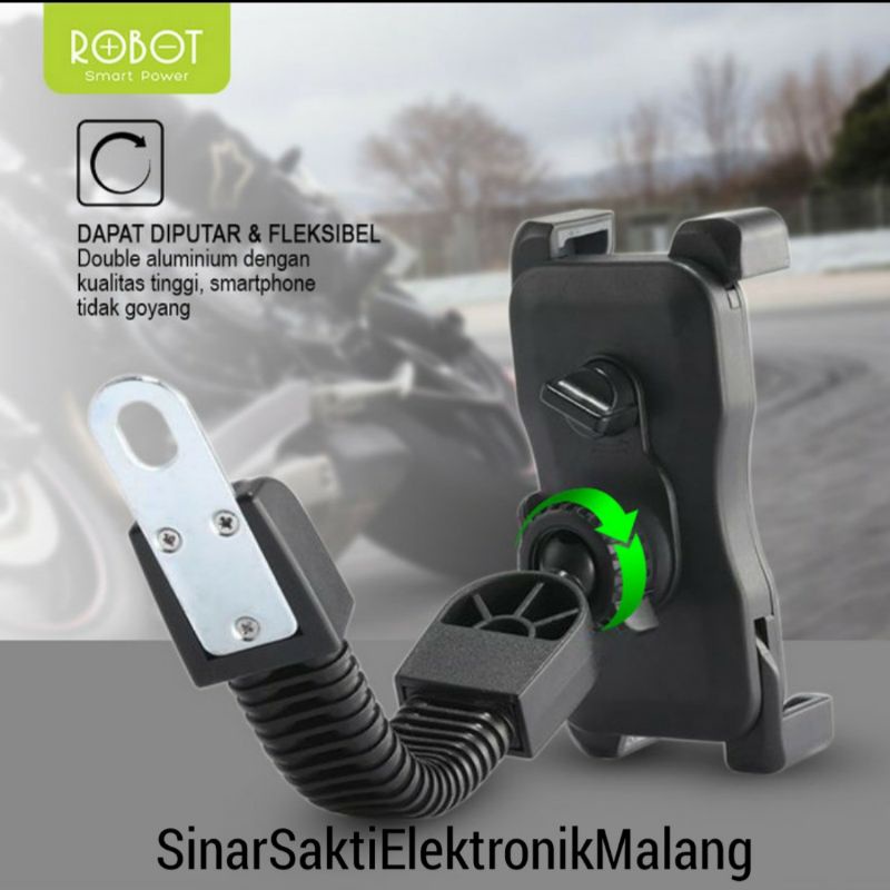 Robot Phone Holder HP Motor Universal Tatakan Alas Tempat HP RT-MH02