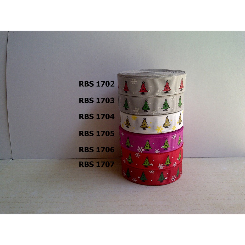 

[10 YARD] PITA GROSGRAIN MOTIF NATAL SALE RBS 1702,1703,1704,1705,1706,1707