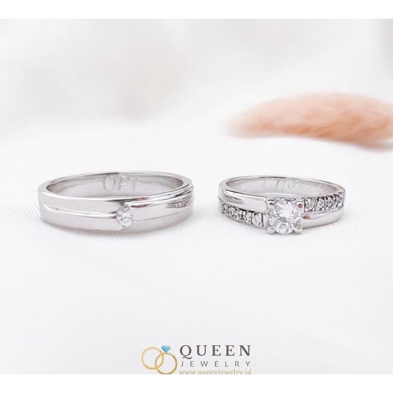 cincin kawin palladium dan emas