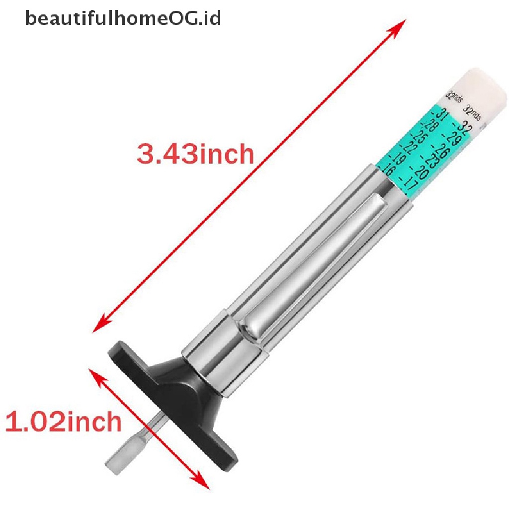 Alat Monitor Ketebalan Ban Mobil Ukuran 25MM