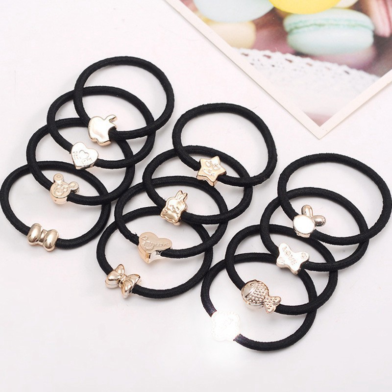 Wild tying hair ring，Cincin Rambut Imut Gaya Korea