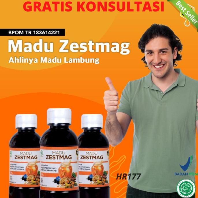 [[ Eferiusaya ]] Madu Zestmag - Obat Maag - Asam lambung & Gerd - Paket Gold