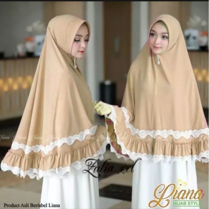 Hijab Instan Sorong Jumbo Rempel Renda /hijab jersey