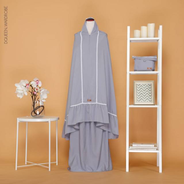 Mukena Travel Rempel 2 in 1 by Dqueen.wardrobe