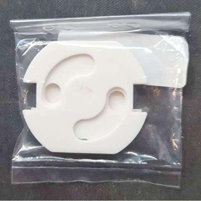 Safety Socket Plug Listrik EU Spring Style - ZC6001 - White