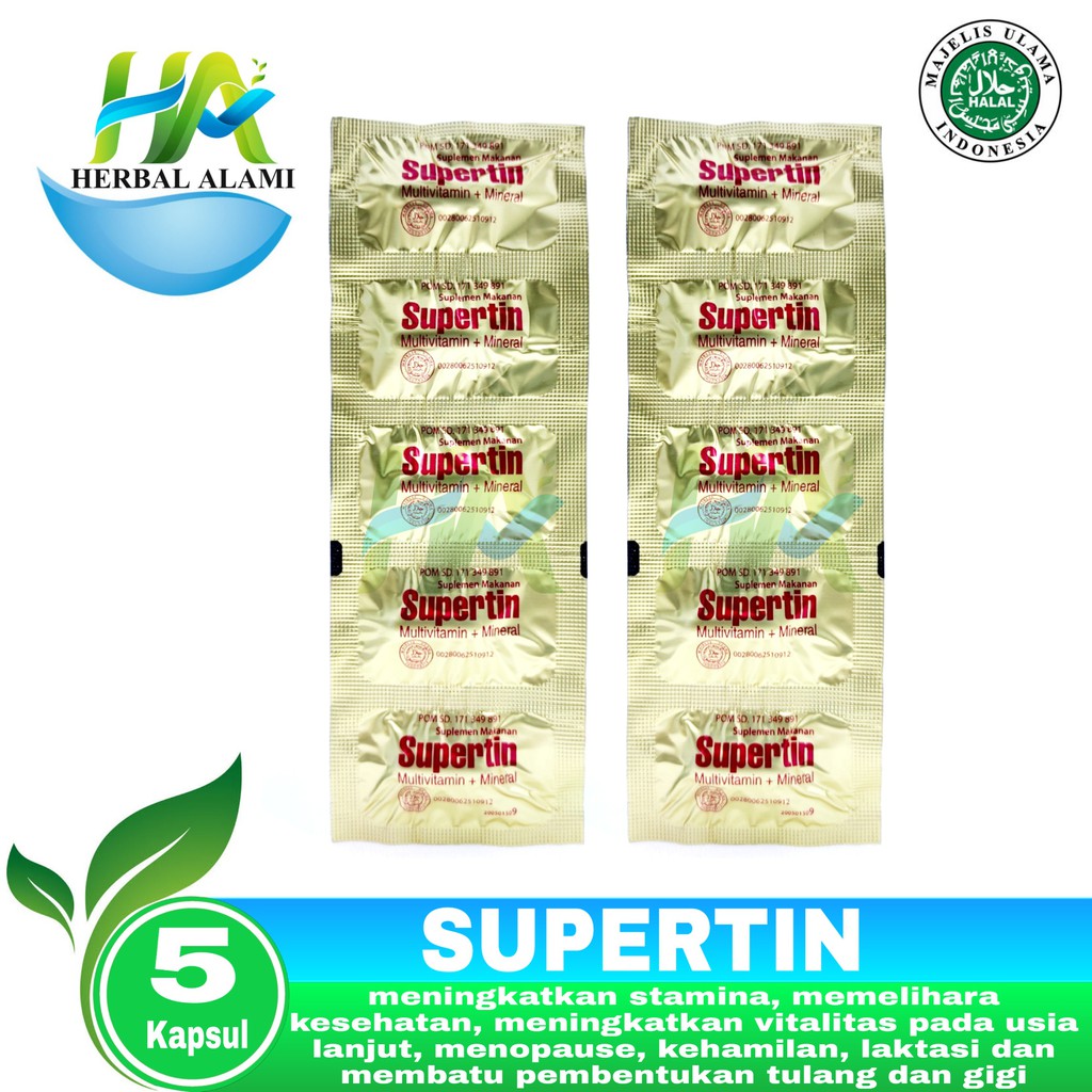 Supertin Multivitamin dan Mineral PerSETRIP