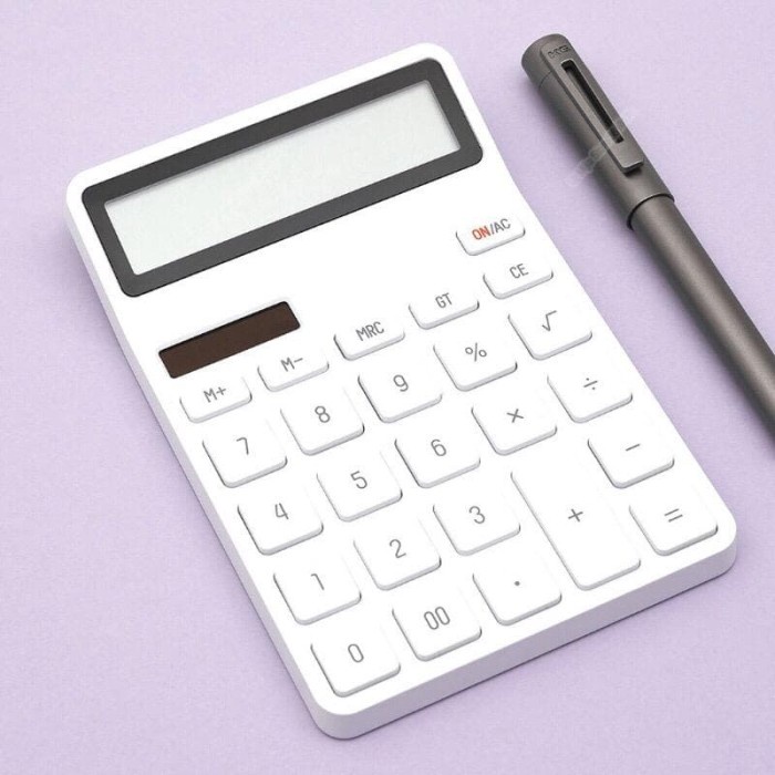 

OFFICE & STATIONERY KALKULATOR & KAMUS ELEKTRONIK XIAOMI MIJIA LEMO CALCULATOR 12 DIGIT / KALKULATOR XIAOMI LEMO VH