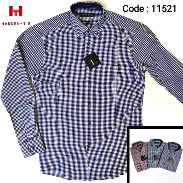 KEMEJA DEWASA ALISAN KOTAK KOTAK PANJANG