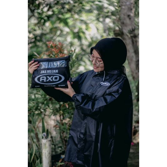 Jas Hujan Baju Celana Pria Wanita AXO Raincoat Anti Rembes