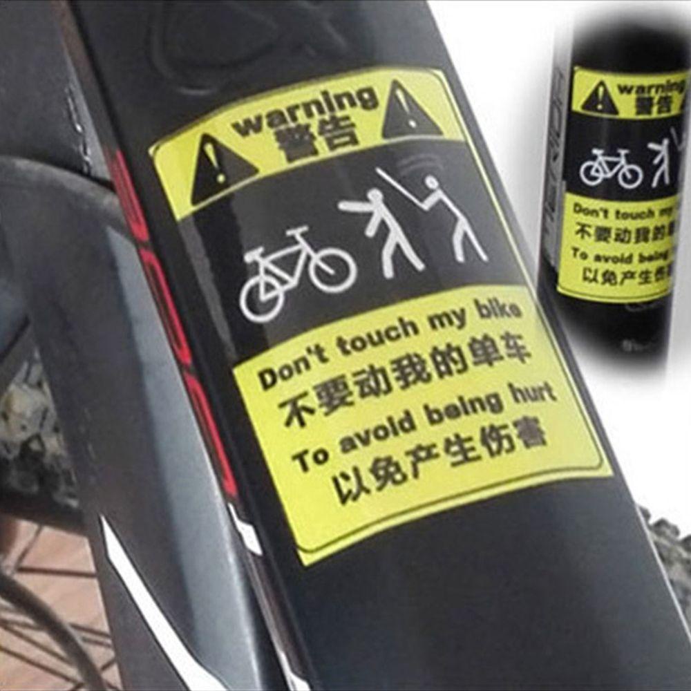 Lanfy Stiker Sepeda MTB Riding Cycling Warning