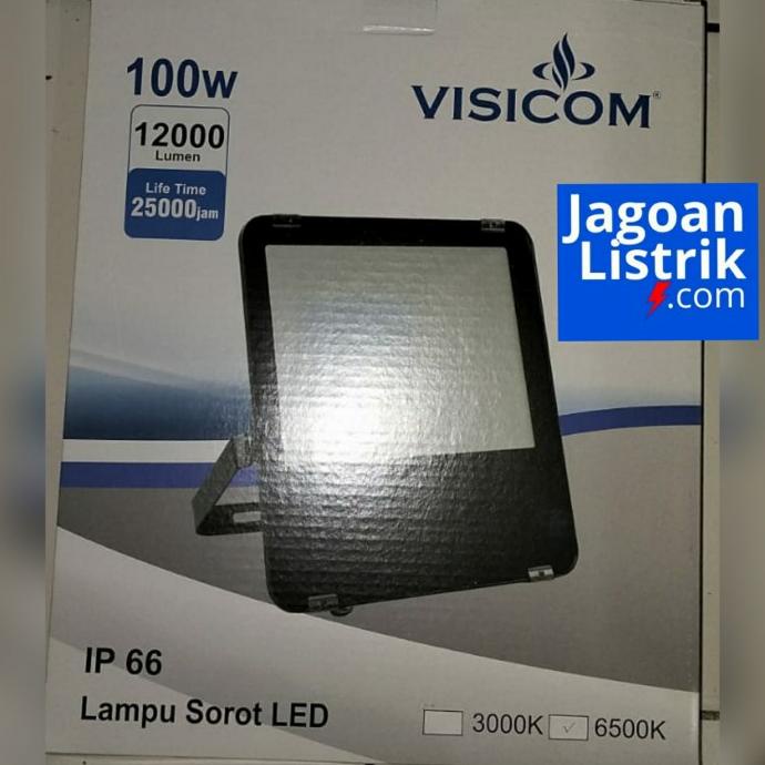 ] Lampu Flood Light LED 100W 100 W 100 Watt Sorot Visicom Floodlight