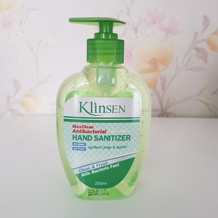 KLINSEN 250 mL Hand Sanitizer Max Anti Bacterial - bakteri virus