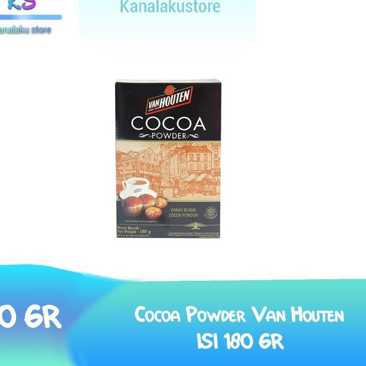 

【Ready】 COCOA POWDER/COKLAT BUBUK VAN HOUTEN 180 GR