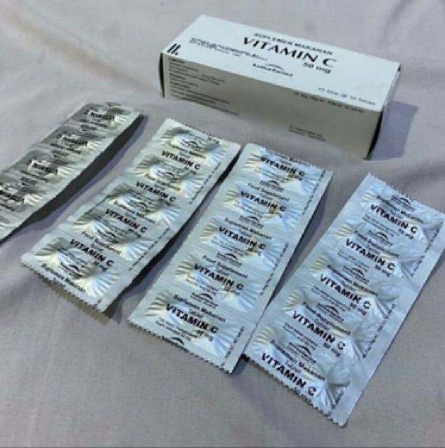 Vitamin C Kimia Farma 50mg (100 tablet) suplemen vitamin c