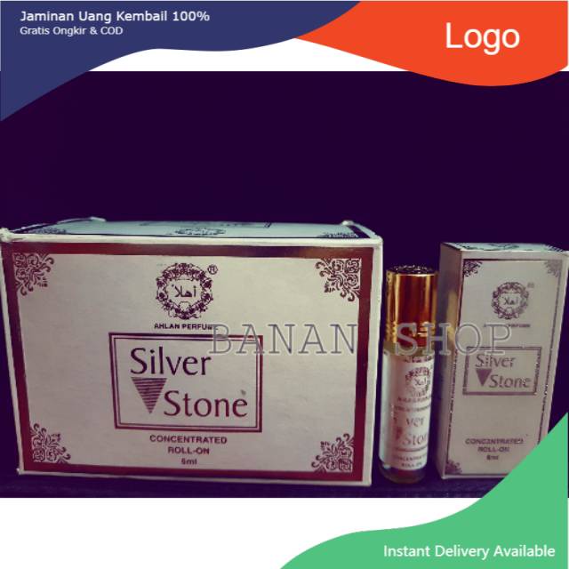PARFUME AHLAN SILVER STONE 6ml