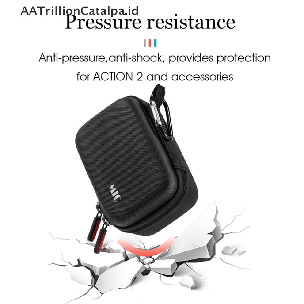 Aatrillioncatalpa Tas Pouch Penyimpanan Mic Wireless Portable Shockproof Untuk DJI