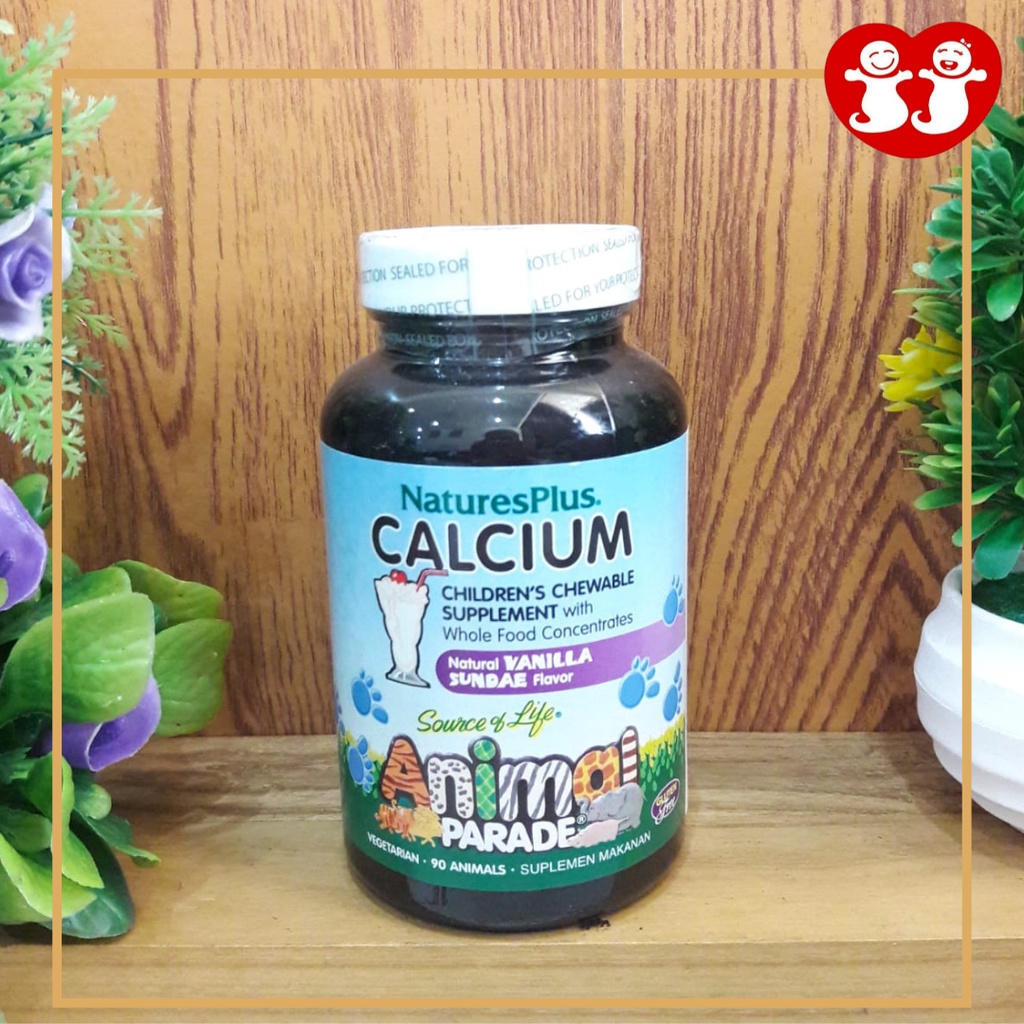 Nature's Plus Source of Life Animal Parade Calcium (Vanilla), 90 tab