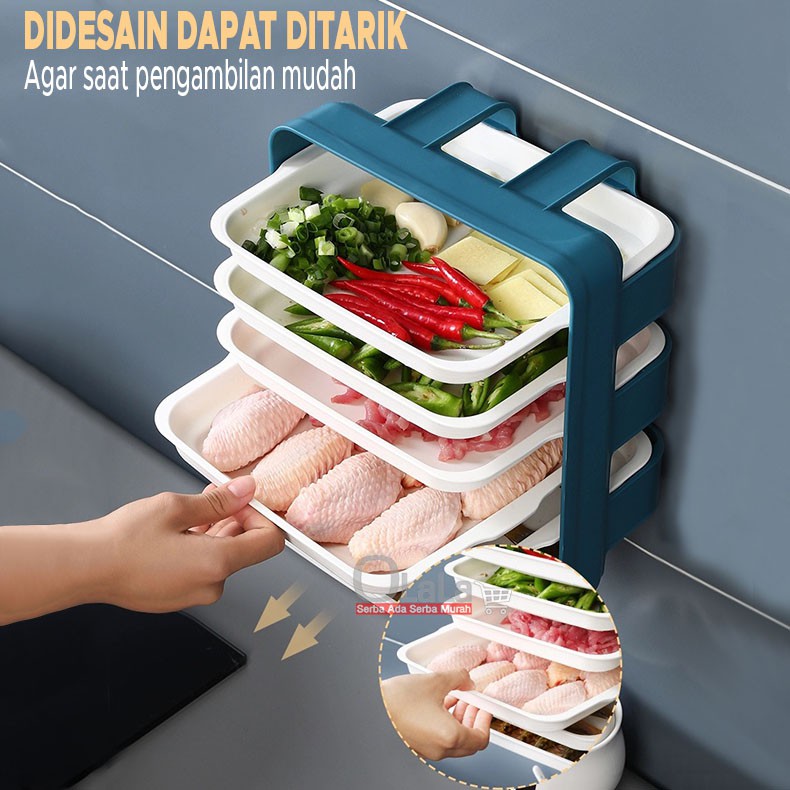RAK SUSUN GANTUNG DAPUR SERBGUNA OLL-1155