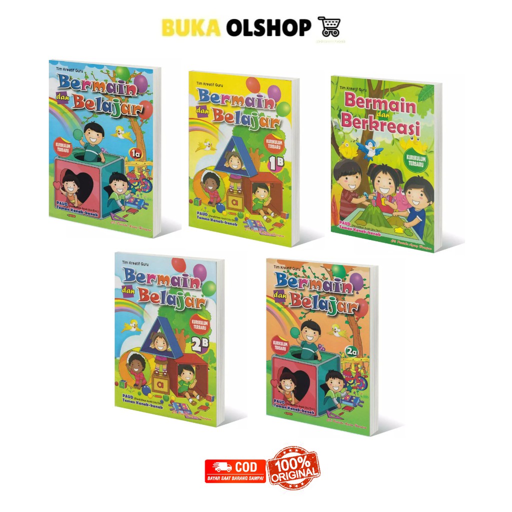 Buku PAUD TK Bermain Dan Belajar Kurikulum Terbaru Buku Aktivitas Anak