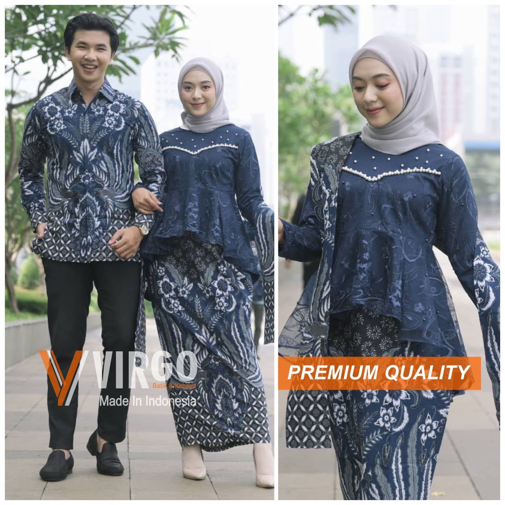Couple Batik Modern Couple Modern Kebaya Tunik Couple Tunangan Wisuda Kondangan Lamaran Batik Modern