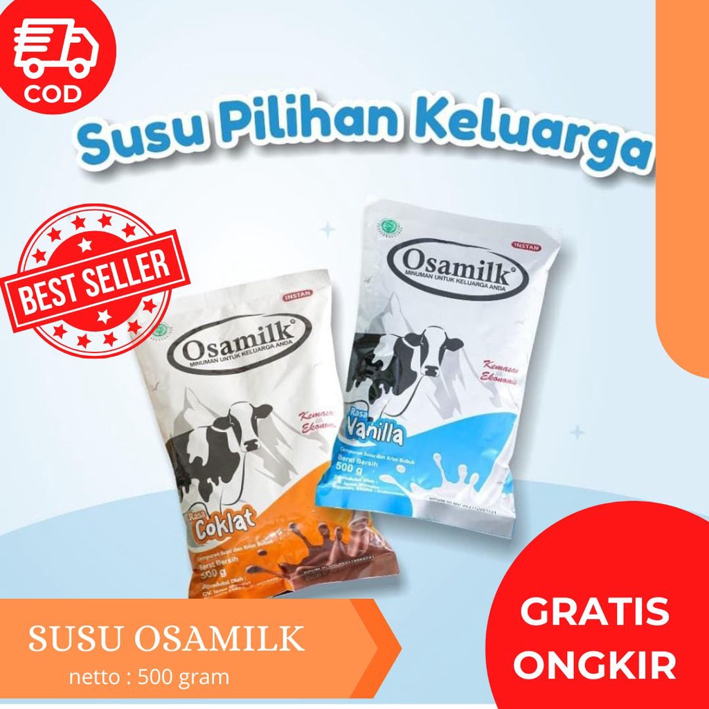 

SUSU OSAMILK 1000% PENGGEMUK BADAN,MENAMBAH NAFSU MAKAN