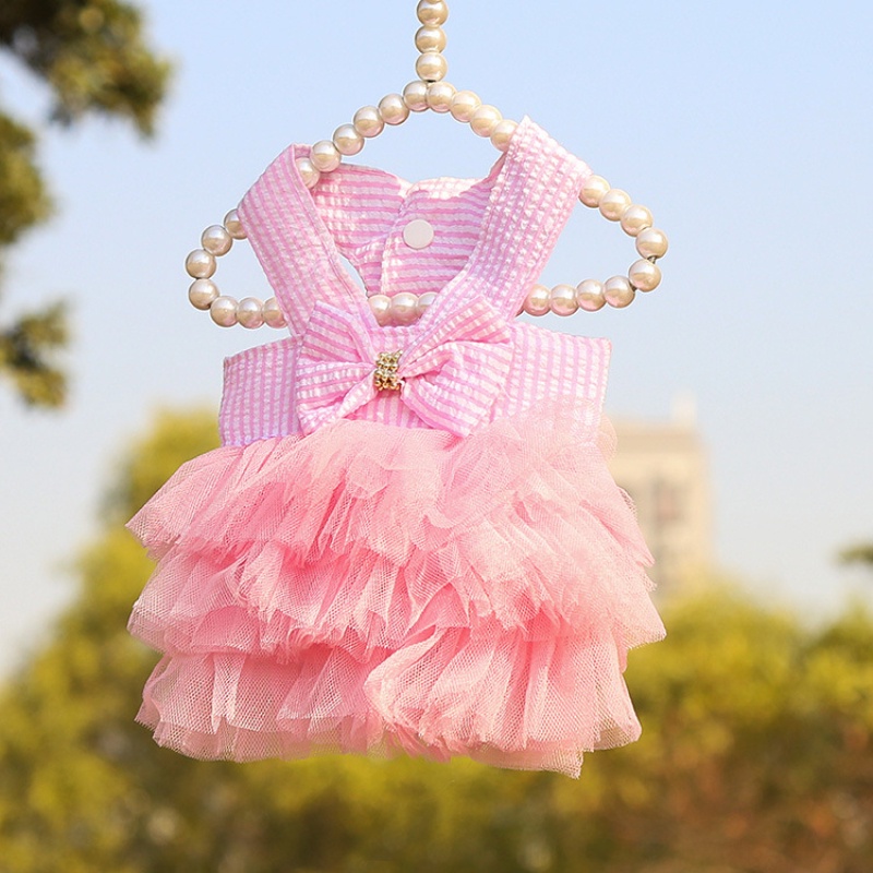 Dress Rok Suspender Warna Lucu Untuk Anjing Peliharaan