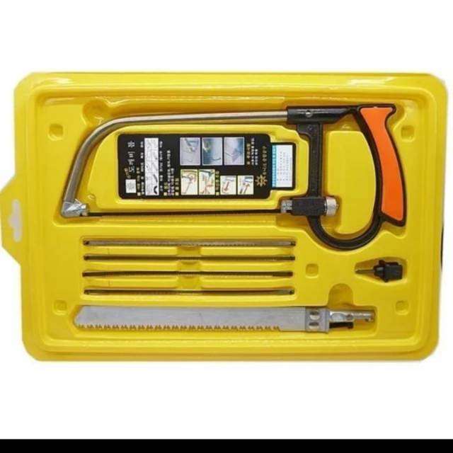 ORI GERGAJI KAYU SERBAGUNA GERGAJI BESI GERGAJI  1 SET GERGAJI POTONG