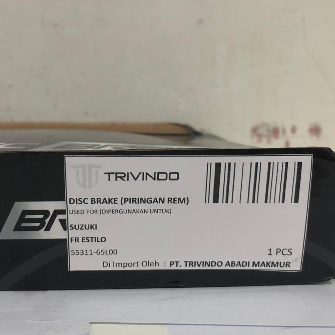 Disc Brake Piringan rem depan Suzuki Estilo 55311-65L00 Trivindo