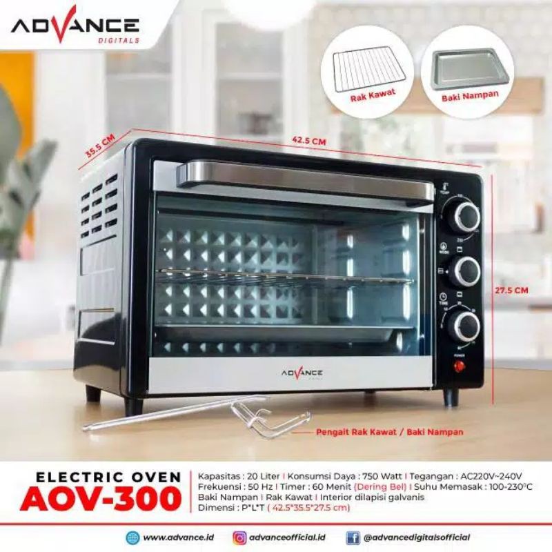 oven listrik advance 20L