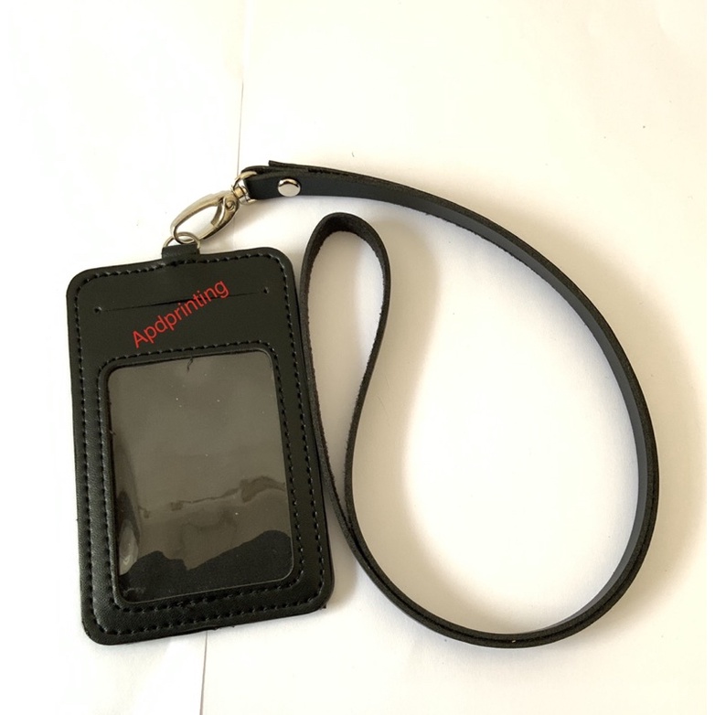 

NAME TAG ID CARD KARTU TALI KULIT HITAM 4 SLOT KWALITAS BAGUS