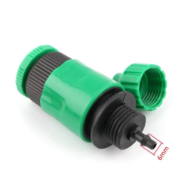 Quick Connector Female to 4 mm x 7 mm Hose, Konektor Selang 4x7mm