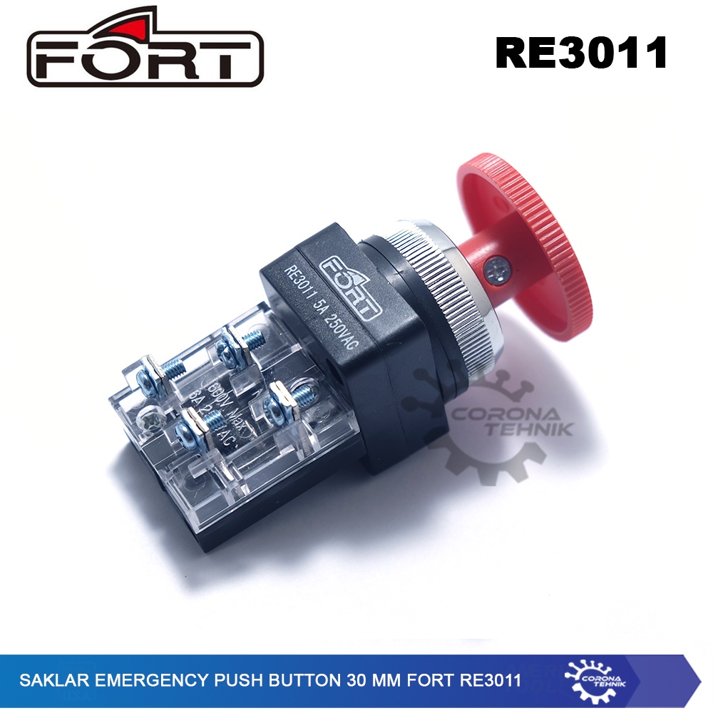 Fort RE3011 - Emergency Push Button 30 mm - Saklar