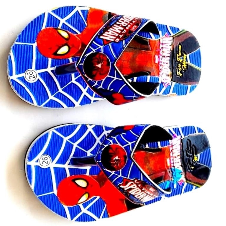 SANDAL ANAK SPIDERMAN SANDAL ANAK ANAK SANDAL LAKI LAKI  SANDAL ANAK LAKI LAKI KARAKTER  SANDAL 1 TA
