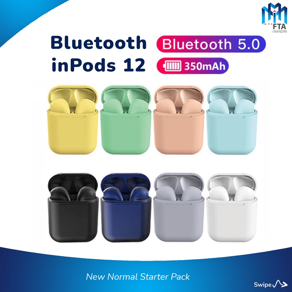 MTech INPODS TWS MACARON I12 / INPODS 12 / INPODS 12S / TWS BLUETOOTH