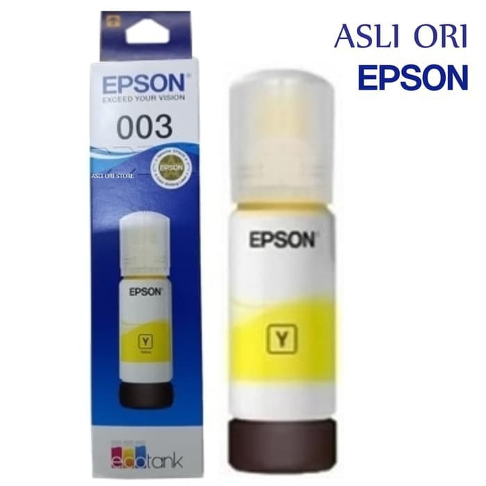 Tinta botol epson 003 yellow L3110 L 3150 - Kuning