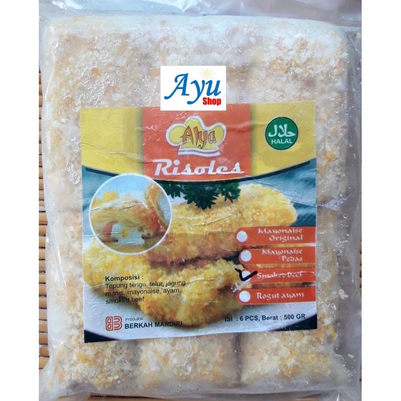 

Risoles Smoked Beef 500gr (isi 6)