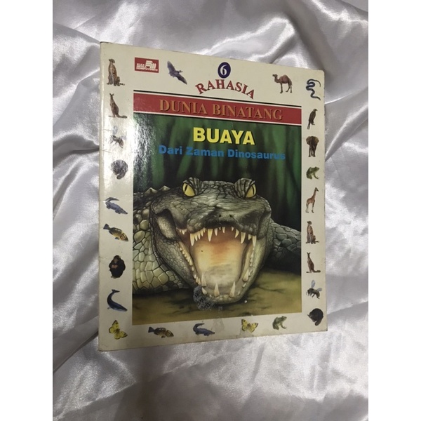 Buku Pengetahuan Anak Rahasia Dunia Binatang Buaya dari Zaman Dinosaurus