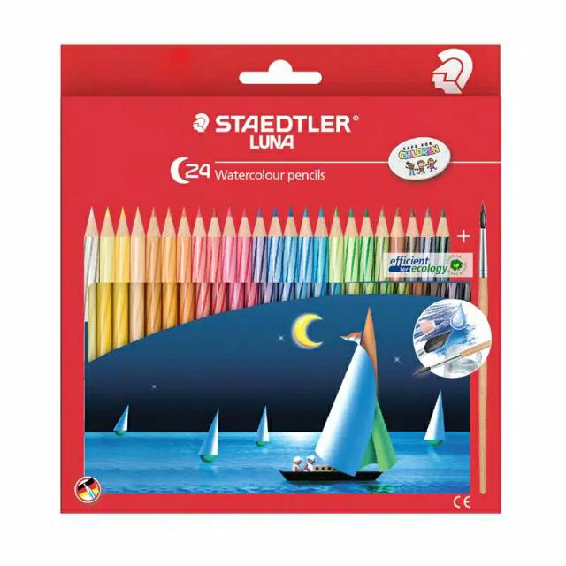 

Staedler Luna Aquarell Watercolour Pensil 137 C24 24 Warna
