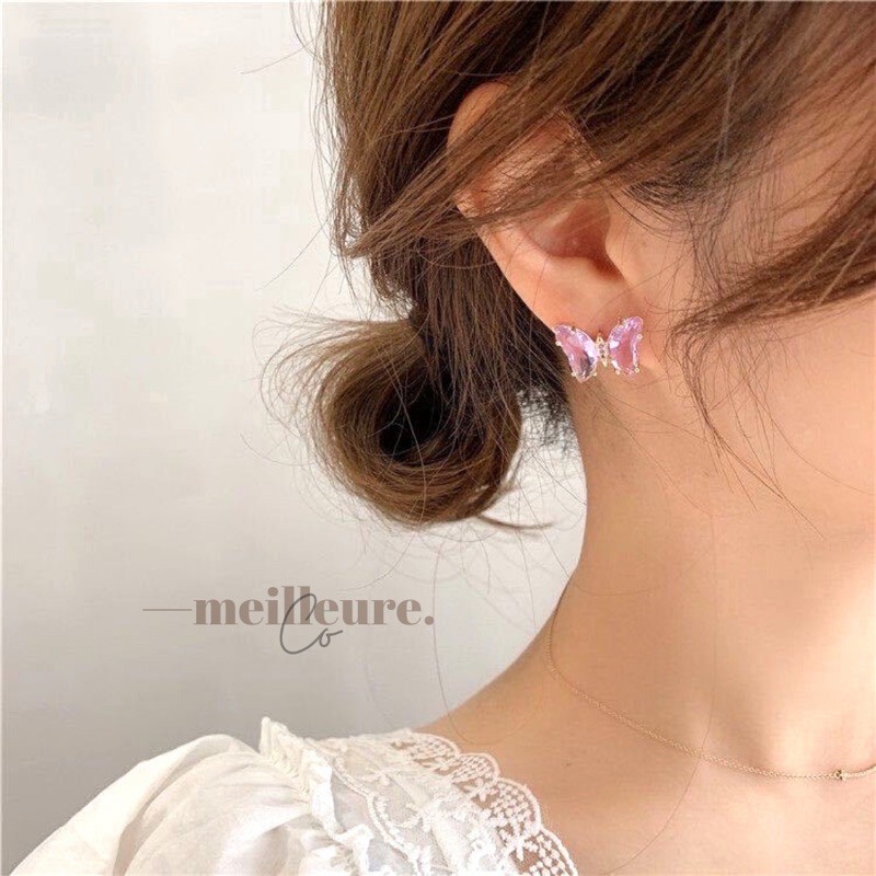 Anting Korea Wanita Fashion Titanium Tusuk Jepit Panjang Tindik Stud Xuping Aksesoris Wanita Emas Wo