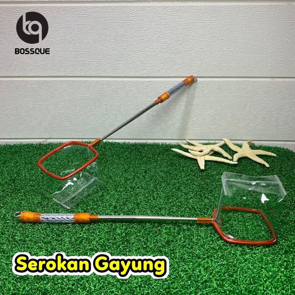 Serokan Gayung Stainless Variasi Handle 6cm Seser Saringan Sauk Ikan Cupang Jentik Kutu Air Artemia