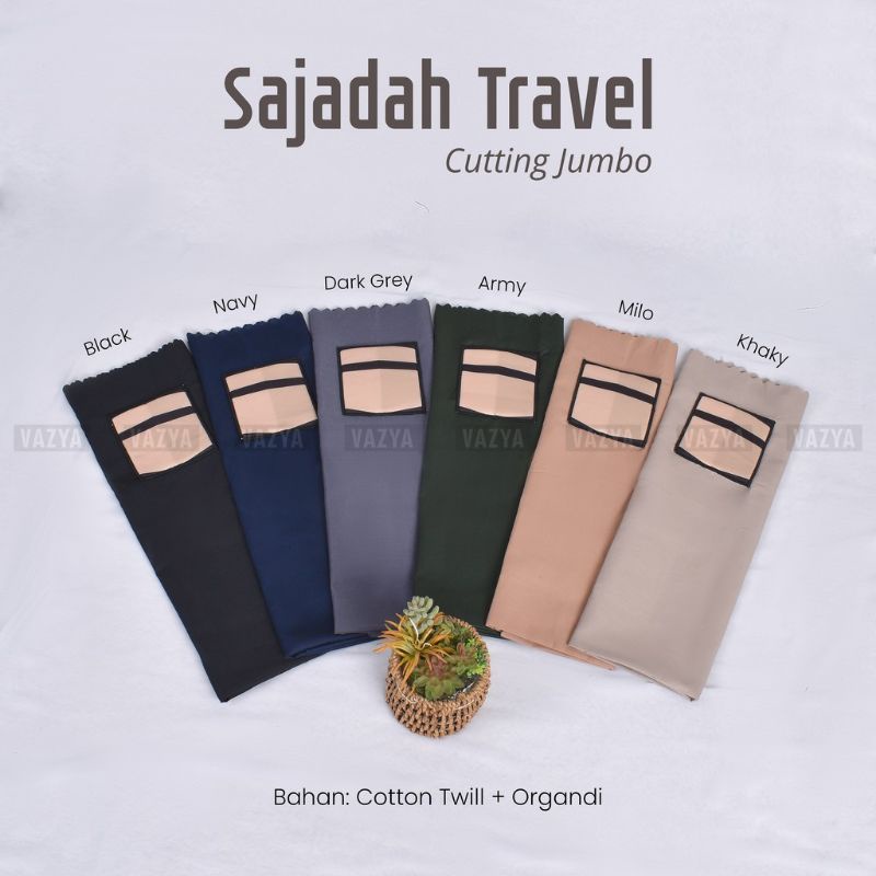 Sajadah Travel Cutting Twill Pouch Jumbo