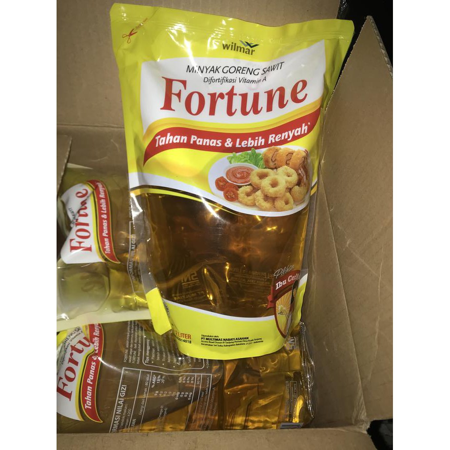 

BISA BAYAR DI TEMPAT Minyak goreng fortune kemasan 2L 1 dus isi 6 Kode 589